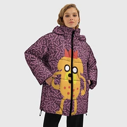 Куртка зимняя женская Время приключений Jake, цвет: 3D-черный — фото 2