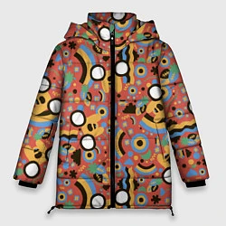 Куртка зимняя женская Время приключений Jake, цвет: 3D-красный