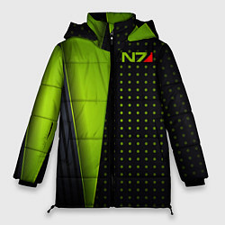 Куртка зимняя женская Mass Effect N7, цвет: 3D-черный