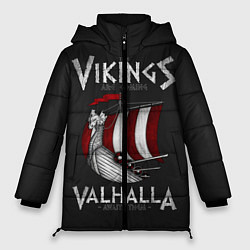 Куртка зимняя женская Vikings Valhalla, цвет: 3D-красный