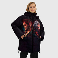 Куртка зимняя женская Доктор Кто - ART, цвет: 3D-черный — фото 2