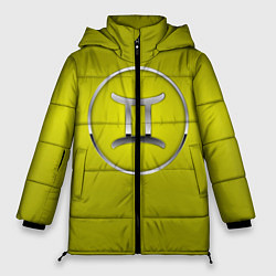 Куртка зимняя женская Gemini Близнецы, цвет: 3D-черный