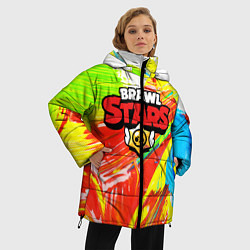 Куртка зимняя женская BRAWL STARS, цвет: 3D-черный — фото 2