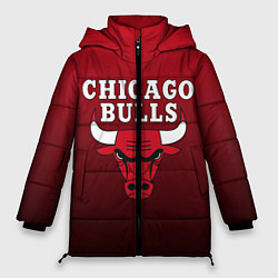 Куртка зимняя женская CHICAGO BULLS, цвет: 3D-красный