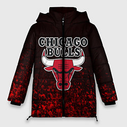 Куртка зимняя женская CHICAGO BULLS, цвет: 3D-черный