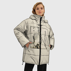 Куртка зимняя женская XXXTENTACION BAD VIBES FOREVER, цвет: 3D-светло-серый — фото 2
