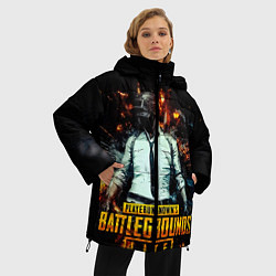 Куртка зимняя женская PUBG Lite, цвет: 3D-черный — фото 2