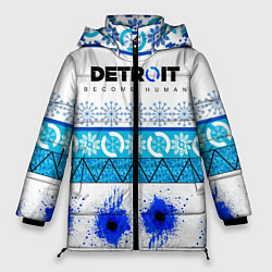 Куртка зимняя женская DETROIT: НОВОГОДНИЙ, цвет: 3D-черный