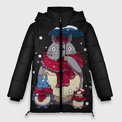 Куртка зимняя женская My Neighbor Totoro, цвет: 3D-светло-серый