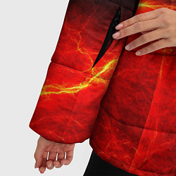 Куртка зимняя женская Лёд и огонь, цвет: 3D-светло-серый — фото 2