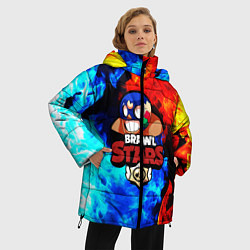Куртка зимняя женская Brawl Stars El Primo, цвет: 3D-черный — фото 2