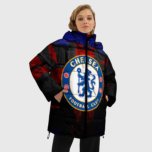 Женская зимняя куртка Chelsea / 3D-Красный – фото 3