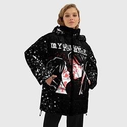 Куртка зимняя женская My Chemical Romance, цвет: 3D-черный — фото 2