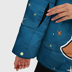 Куртка зимняя женская Brawl Stars Леон, цвет: 3D-черный — фото 2