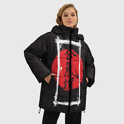 Куртка зимняя женская Айкидо, цвет: 3D-черный — фото 2