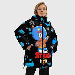 Куртка зимняя женская BRAWL STARS EL BROWN, цвет: 3D-черный — фото 2