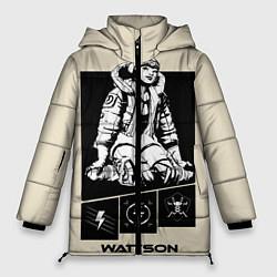 Куртка зимняя женская Apex Legends Wattson, цвет: 3D-черный