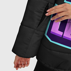 Куртка зимняя женская Fortnite LLAMA, цвет: 3D-черный — фото 2