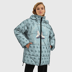 Куртка зимняя женская Фигруное катание, цвет: 3D-черный — фото 2