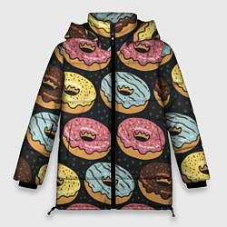 Куртка зимняя женская Сладкоежка, цвет: 3D-черный