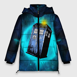 Куртка зимняя женская Doctor Who, цвет: 3D-светло-серый
