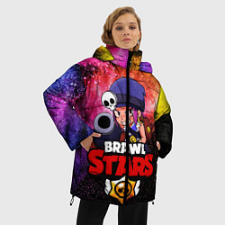 Куртка зимняя женская Brawl Stars - Penny, цвет: 3D-красный — фото 2