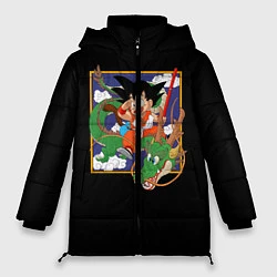 Куртка зимняя женская Dragon Ball, цвет: 3D-черный