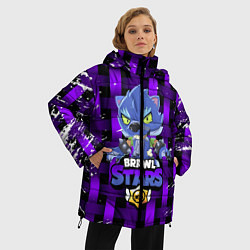 Куртка зимняя женская RAWL STARS LEON ОБОРОТЕНЬ, цвет: 3D-черный — фото 2