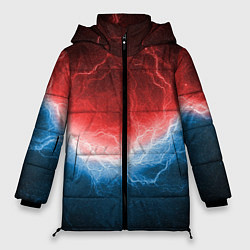 Куртка зимняя женская Огонь и лёд, цвет: 3D-черный