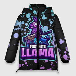 Куртка зимняя женская Fortnite LLAMA, цвет: 3D-черный