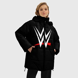 Куртка зимняя женская WWE, цвет: 3D-черный — фото 2