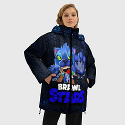 Куртка зимняя женская Brawl Stars Blue Hex, цвет: 3D-черный — фото 2