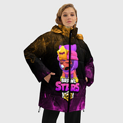 Куртка зимняя женская Brawl Stars Sandy, цвет: 3D-черный — фото 2