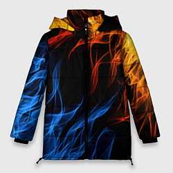 Куртка зимняя женская БИТВА ОГНЕЙ, цвет: 3D-черный