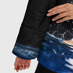 Куртка зимняя женская Water polo, цвет: 3D-черный — фото 2