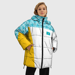 Куртка зимняя женская Казахстан Форма, цвет: 3D-черный — фото 2