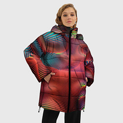 Куртка зимняя женская Текста, цвет: 3D-черный — фото 2