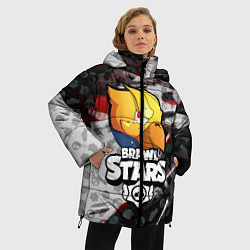 Куртка зимняя женская BRAWL STARS:CROW, цвет: 3D-черный — фото 2