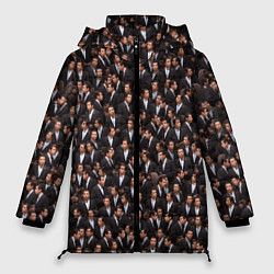 Куртка зимняя женская Растерянный Траволта, цвет: 3D-черный