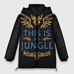Куртка зимняя женская This is my Jungle, цвет: 3D-черный