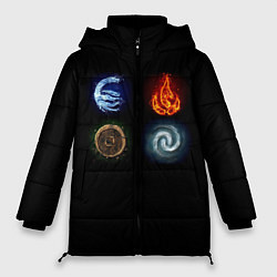 Куртка зимняя женская Аватар, цвет: 3D-черный