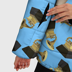 Куртка зимняя женская Billie Eilish Grammy, цвет: 3D-черный — фото 2