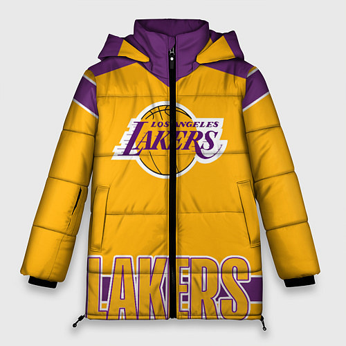 Женская зимняя куртка Los Angeles Lakers / 3D-Светло-серый – фото 1