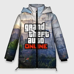 Куртка зимняя женская GTA ONLINE, цвет: 3D-черный