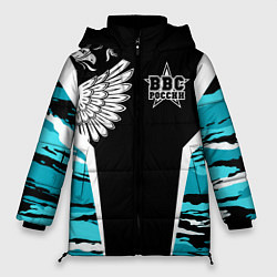 Куртка зимняя женская ВВС России Камуфляж, цвет: 3D-черный