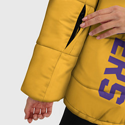 Куртка зимняя женская LA LAKERS, цвет: 3D-черный — фото 2