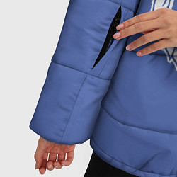 Куртка зимняя женская Физфак МГУ, цвет: 3D-черный — фото 2