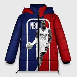 Куртка зимняя женская NBA Kobe Bryant, цвет: 3D-черный