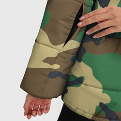 Куртка зимняя женская ВДВ камуфляж, цвет: 3D-черный — фото 2