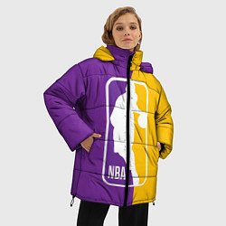 Куртка зимняя женская NBA Kobe Bryant, цвет: 3D-красный — фото 2